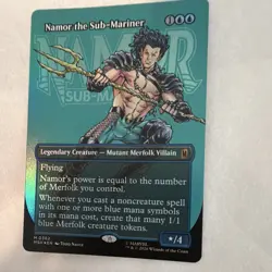 Magic: The Gathering Namor the Sub-Mariner Marvel Alt Art Mythic Foil #0362 EN - Image 4