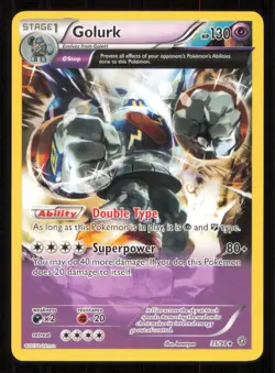 GOLURK 35/98 POKEMON CARD ENGLISH XY ANCIENT ORIGINS RARE LP - Image 1
