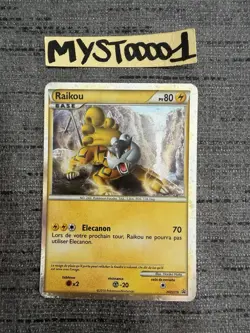 Carte Pokemon Raikou Promo HGSS19 Francais Occasion - Image 1