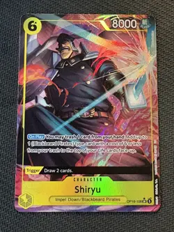 One Piece The Time of Battle - SHIRYU (Alternate Art) SR #OP16-108 ENGLISH CCG - Image 1