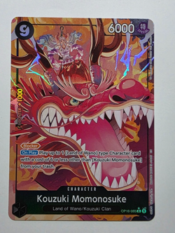 One Piece TCG OP16-085 Kouzuki Momonosuke Alt R Alternate Art The Time of Battle - Image 1