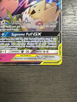 Pokemon TCG Cosmic Eclipse Togepi & Cleffa & Jigglpuff Tag Team GX 143/236 - Image 4
