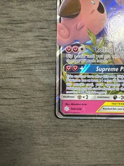 Pokemon TCG Cosmic Eclipse Togepi & Cleffa & Jigglpuff Tag Team GX 143/236 - Image 5