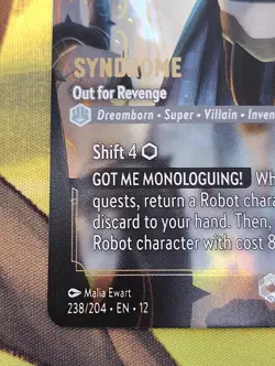 Ravensburger Disney Lorcana Syndrome - Out for Revenge Enchanted Holo 238/204 - Image 5