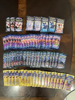 Massive Lorcana Booster Pack Lot! First Chapter, Rise Of The Floodborn & More! - Image 1