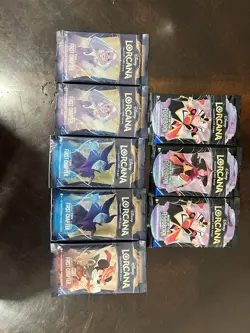 Massive Lorcana Booster Pack Lot! First Chapter, Rise Of The Floodborn & More! - Image 2