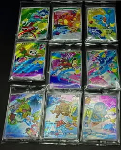 Pokemon TCG S-Chinese 30th Anniversary First Partner Set 30th-P NM 9-piece cards - Image 1