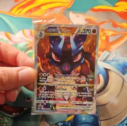 Pokemon Card Lucario VSTAR SWSH291 Black Star Promo Full Art Rare Holo Sealed - Image 3