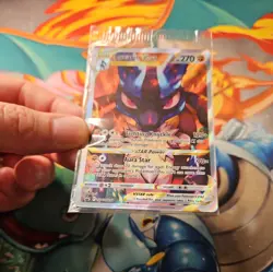 Pokemon Card Lucario VSTAR SWSH291 Black Star Promo Full Art Rare Holo Sealed - Image 4