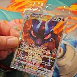 Pokemon Card Lucario VSTAR SWSH291 Black Star Promo Full Art Rare Holo Sealed - Image 5