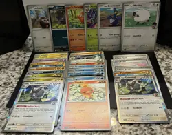 Pokemon Journey Together Bulk Lot 125+ Cards - Pokemon, Trainers, No Energies NM - Image 1