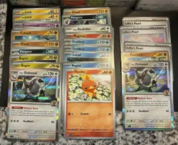Pokemon Journey Together Bulk Lot 125+ Cards - Pokemon, Trainers, No Energies NM - Image 2