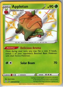 Appletun SV014/SV122 Shining Fates: Shiny Vault - Pokemon Card - NM - Image 1