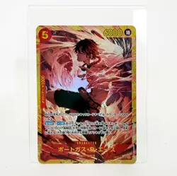 Portgas.D.Ace OP16-118 SEC One Piece The Time of Battle NM Card Japanese TCG - Image 1