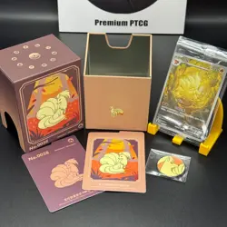 Metal Deck Storage Box Ninetales 2025 Pokemon TCG S-Chinese Tin Box&Magnet&Card - Image 1
