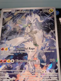 Pokemon N's Reshiram Illustration Rare Holo Sv09 167/159 130 HP.new Dragon Card - Image 5