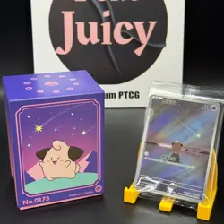 2025 Cleffa Metal Deck Storage Box Pokemon TCG S-Chinese Tin Box&Magnet&Card - Image 2