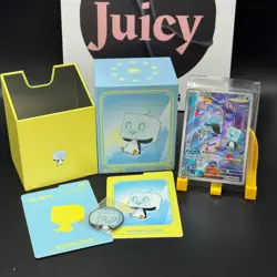 2025 Eiscue Metal Deck Storage Box Pokemon TCG S-Chinese Tin Box&Magnet&Card - Image 1