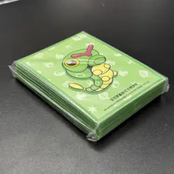 Pokemon TCG S-Chinese 2025 Caterpie Card Sleeve Set New Sealed(64pieces) - Image 3