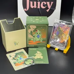 Metal Deck Storage Box Tyranitar 2025 Pokemon TCG S-Chinese Tin Box&Magnet&Card - Image 1