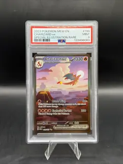 Pokemon TCG Charizard EX Scarlet & Violet 151 Card Sir 199/165 PSA 9 - Image 2