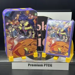 Pokemon TCG S-Chinese Trainer's Collection Box Leon Iron Box+Card Sleeve - Image 1