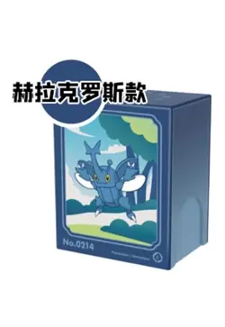 Heracross 2025 Pokemon S-Chinese Metal Deck Storage Box Tin Box&Magnet&Card - Image 4