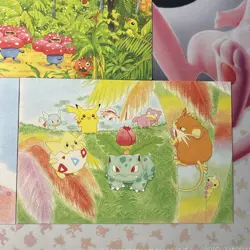 Vintage Pokemon Southern Islands Japan Post Card Collection 3 Set Keiko Fukuyama - Image 2