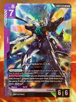 Gundam Card Game Phantom Aria Gundam DX GD04-049 Legend Rare LR NM - Image 1
