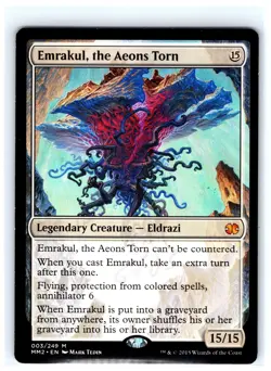 Emrakul, the Aeons Torn 3 Mythic Modern Masters 2015 Magic: The Gathering NM - Image 1