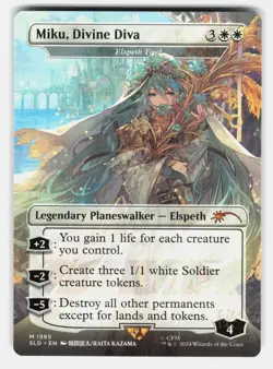 MIKU, DIVINE DIVA - ELSPETH TIREL - Magic: The Gathering - KAZAMA NM/M - Image 1
