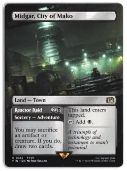 Midgar, City of Mako (Borderless) #313 - FINAL FANTASY - Normal - Rare - Image 1