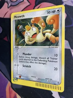 Pokemon TCG - Meowth #013 WOTC Promo Holo - Vintage 2003 Nintendo NM SWIRL - Image 3