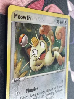 Pokemon TCG - Meowth #013 WOTC Promo Holo - Vintage 2003 Nintendo NM SWIRL - Image 5