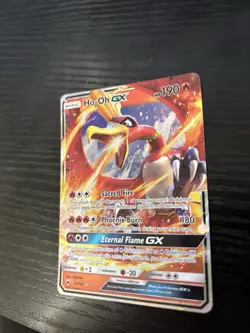 Ho-Oh GX 21/147 SM-Burning Shadows Holo Pokemon TCG 190 HP Ultra Rare EN - Image 2