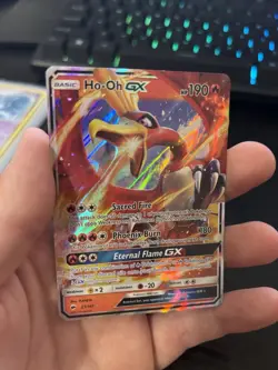Ho-Oh GX 21/147 SM-Burning Shadows Holo Pokemon TCG 190 HP Ultra Rare EN - Image 4