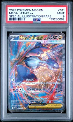 Mega Evolution Mega Latias EX 181/132 Special Illustration Rare PSA 9 - Image 1