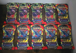 Pokemon TCG Mega Evolution Phantasmal Flames 10 Sleeved Booster Pack Lot SEALED - Image 1