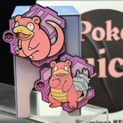 2025 Slowpoke&Slowbro Magnet 151C Pokemon TCG S-Chinese Exclusive - Image 1