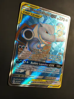 Blastoise & Piplup Tag Team GX - 214/236 - Full Art Ultra Rare Pokemon - LP - Image 2