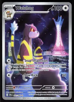 Watchog 097/086 Holo Illustration Rare Chaos Rising Pokemon NM 01-09-127 - Image 1