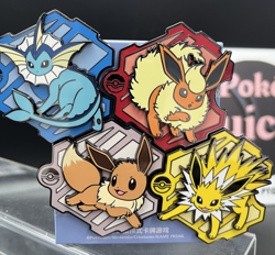 2025 Eevee&Flareon&Vaporeon&Jolteon 151C Pokemon TCG S-Chinese Exclusive Magnet - Image 1