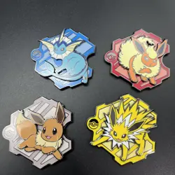 2025 Eevee&Flareon&Vaporeon&Jolteon 151C Pokemon TCG S-Chinese Exclusive Magnet - Image 2