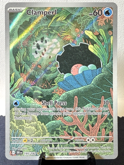 Pokemon TCG: Destined Rivals Clamperl 195/182 IR NM - Image 1
