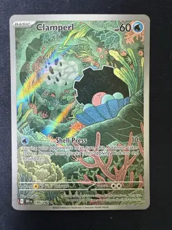 Pokemon TCG: Destined Rivals Clamperl 195/182 IR NM - Image 5