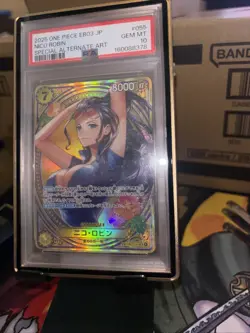 PSA 10 Nico Robin SP Alt Art EB03-055 SR ONE PIECE Card Game Japanese 2025 - Image 3