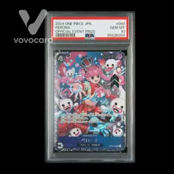 PSA 10 Perona One Piece Official Flagship Event Promo Japanese OP06-093 PRISTINE - Image 1