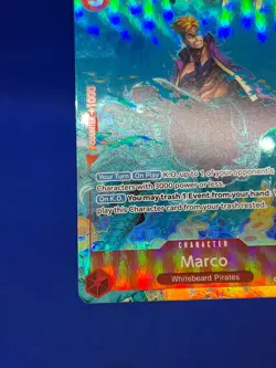 One Piece Pillars of Strength Marco OP03-013 Alternate Alt Art Super Rare NM - Image 5