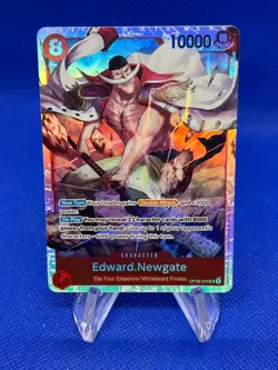 One Piece The Time of Battle Edward Newgate OP16-003 Super Rare SR NM - Image 1