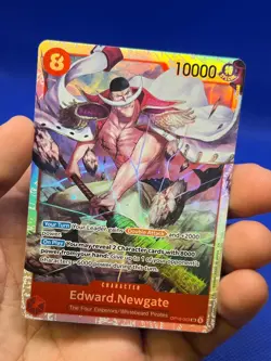 One Piece The Time of Battle Edward Newgate OP16-003 Super Rare SR NM - Image 2